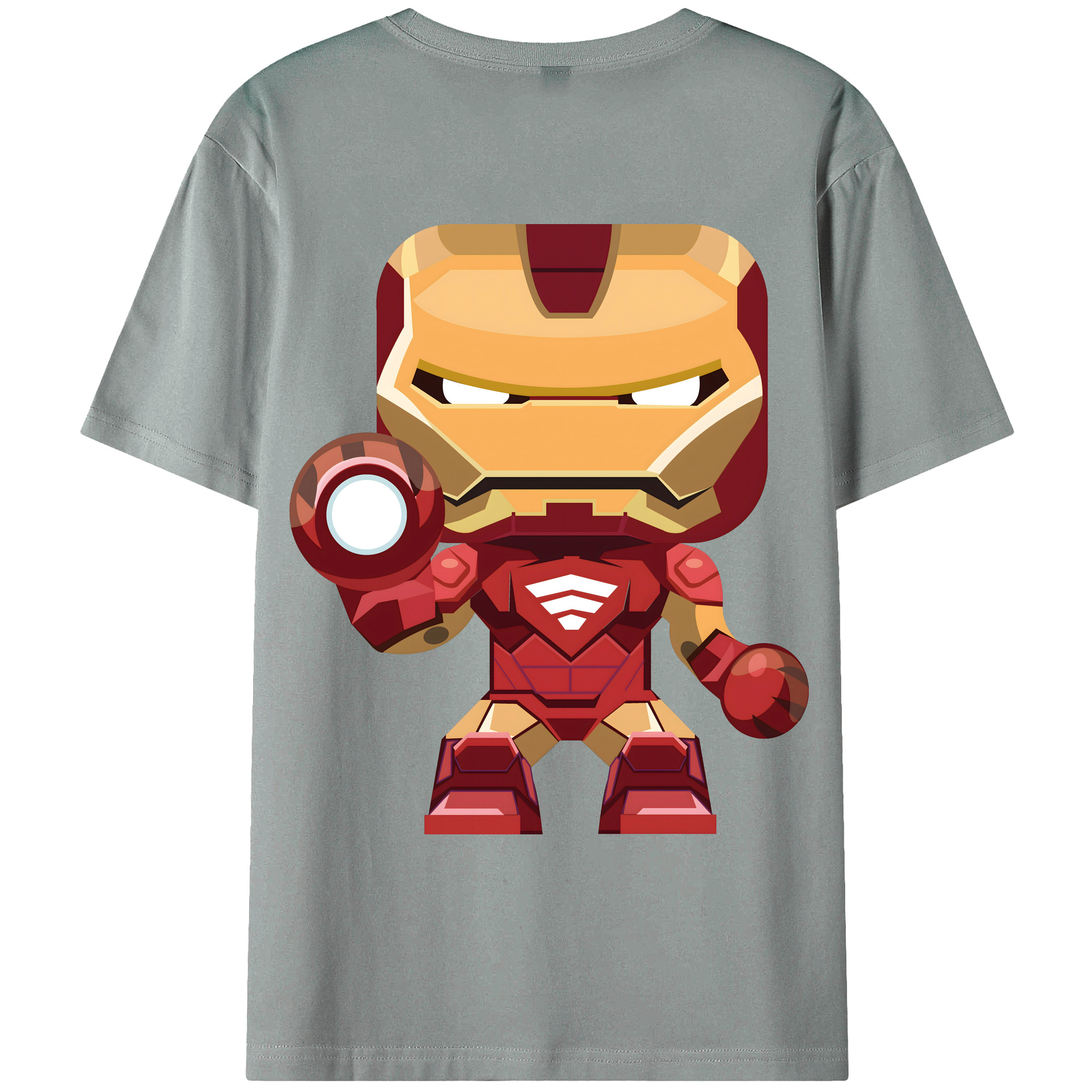 （画像用） アベンジャーズ The Avengers 綿100％ メンズ半袖Tシャツ（バックプリント） 通気性